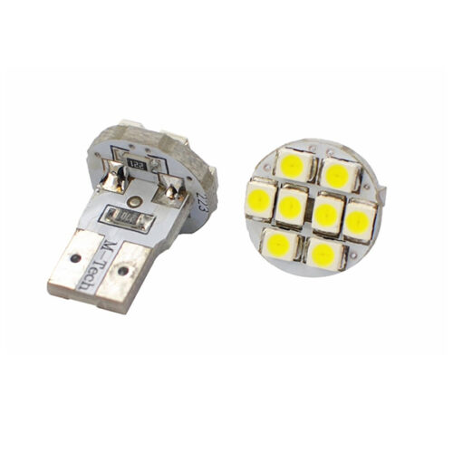 M-Tech Λαμπά W5W 8xSMD 3528 12V Λευκή 2τεμ