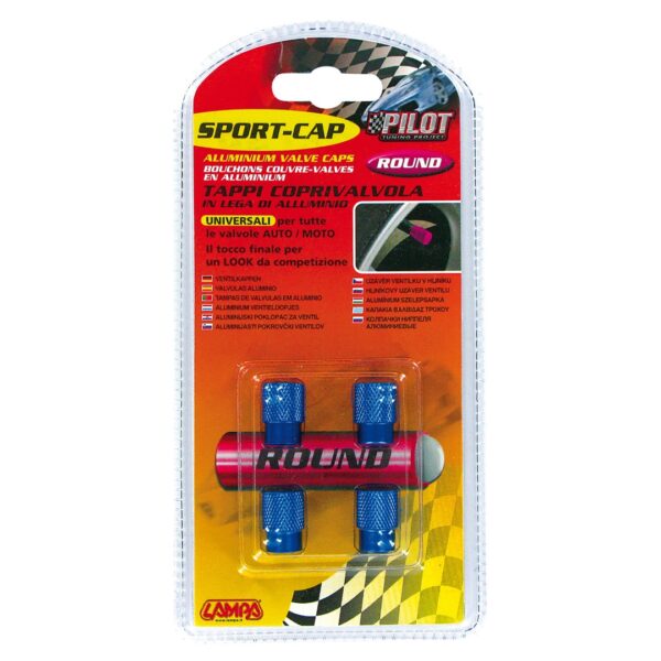 Lampa ΚΑΠΑΚΙΑ ΒΑΛΒΙΔΩΝ SPORT-CAP ΜΠΛΕ 4 ΤΕΜ. - Image 2