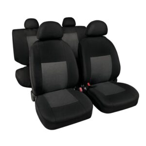 Lampa Καλύμματα Καθισμάτων Classic υψηλής ποιότητας ζακάρ Γκρι / Μαύρο