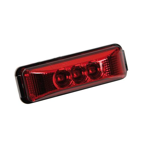 Lampa Φως Φορτηγού 24V 3LED Κόκκινο 103x35mm