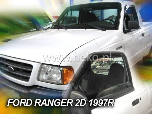 Heko ΑΝΕΜΟΘΡΑΥΣΤΕΣ ΓΙΑ FORD RANGER PICK UP I 2D 1987-1997 / MAZDA B2500 PICKUP 1994-1997  ΖΕΥΓΑΡΙ ΑΠΟ ΕΥΚΑΜΠΤΟ ΦΙΜΕ ΠΛΑΣΤΙΚΟ HEKO - 2 ΤΕΜ.