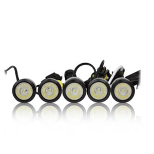 M-Tech Πρόσθετο DAYLINE Διεθνή 10LED (2 σειρές X5 LED) HP 12V μαύρο