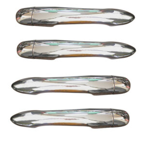 S-dizayn ΧΕΡΟΥΛΙΑ ΠΟΡΤΑΣ ΓΙΑ RENAULT SCENIC 03-09  ΧΡΩΜΙΟ ΜΕΤΑΛΛΙΚΑ 4ΠΟΡΤΕΣ 4ΤΕΜ