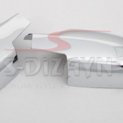 S-dizayn ΚΑΠΑΚΙΑ ΚΑΘΡΕΠΤΗ ΧΡΩΜΙΟΥ ΜΕΤΑΛΛΙΚΑ ΓΙΑ RENAULT MEGANE 2 04-10 Χρωμίου ABS