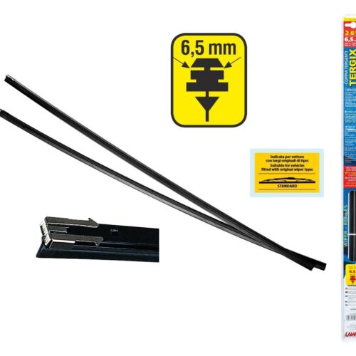 Lampa ΛΑΣΤΙΧΑ ΥΑΛΟΚΑΘΑΡΙΣΤΗΡΩΝ 61CMX6,5MM TERGIX PLUS ΜΕ ΕΠΙΚΑΛΥΨΗ ΓΡΑΦΙΤΗ ΜΕ ΛΑΜΑΚΙΑ ΣΕ ΠΛΑΣΤΙΚΗ BLISTER ΣΥΣΚΕΥΑΣΙΑ