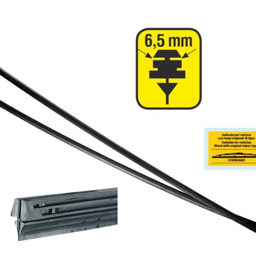 Lampa ΛΑΣΤΙΧΑ ΥΑΛΟΚΑΘΑΡΙΣΤΗΡΩΝ 61cmX6,5mm BLADE-X ΜΕ ΕΠΙΚΑΛΥΨΗ PTFE ΧΩΡΙΣ ΛΑΜΑΚΙΑ ΧΥΜΑ