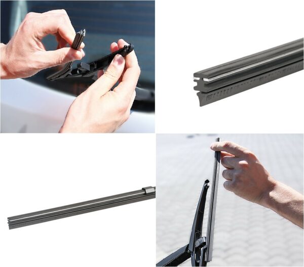Lampa ΛΑΣΤΙΧΟ ΠΙΣΩ ΥΑΛΟΚΑΘΑΡΙΣΤΗΡΑ 29cm R291 ΜΕ ΛΑΜΑ ΑΝΟΞΕΙΔΩΤΟΥ ΧΑΛΥΒΑ ΚΑΙ ΓΡΑΦΙΤΗ - ΕΥΚΟΛΗΣ ΤΟΠΟΘΕΤΗΣΗΣ