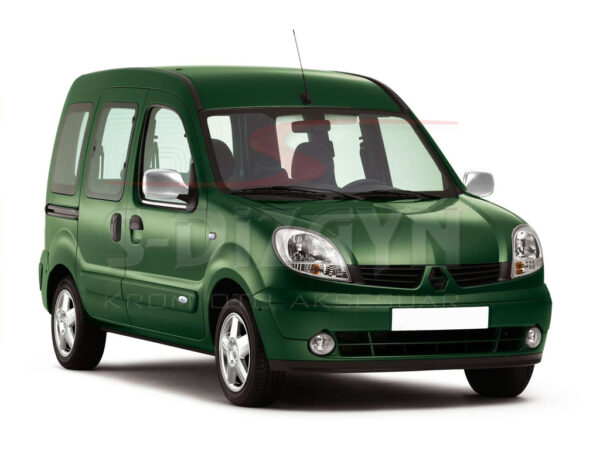 S-dizayn ΚΑΠΑΚΙΑ ΚΑΘΡΕΠΤΗ ΧΡΩΜΙΟΥ ΜΕΤΑΛΛΙΚΑ ΓΙΑ RENAULT KANGOO 1 04-07 Χρωμίου ABS
