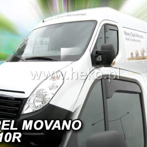 Heko ΑΝΕΜΟΘΡΑΥΣΤΕΣ ΓΙΑ OPEL MOVANO / RENAULT MASTER 2010+ ΖΕΥΓΑΡΙ ΑΠΟ ΕΥΚΑΜΠΤΟ ΦΙΜΕ ΠΛΑΣΤΙΚΟ HEKO – 2 ΤΕΜ.