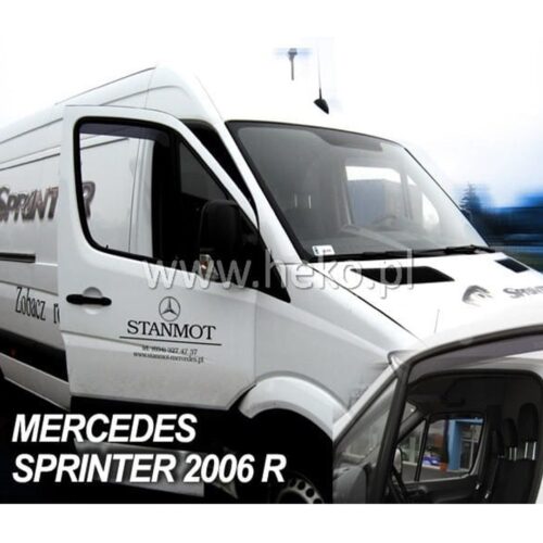 Heko ΑΝΕΜΟΘΡΑΥΣΤΕΣ ΓΙΑ MERCEDES SPRINTER W906 2006-2018 (ΚΟΝΤΟ) ΖΕΥΓΑΡΙ ΑΠΟ ΕΥΚΑΜΠΤΟ ΦΙΜΕ ΠΛΑΣΤΙΚΟ HEKO – 2 ΤΕΜ.
