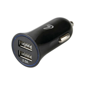 Lampa ΑΝΤΑΠΤΟΡΑΣ ΑΝΑΠΤΗΡΑ ΜΕ 2 USB 12/24V 2500 mA LED PLUG-IN 2 (Φ 25mm / ΜΗΚΟΣ 51mm)