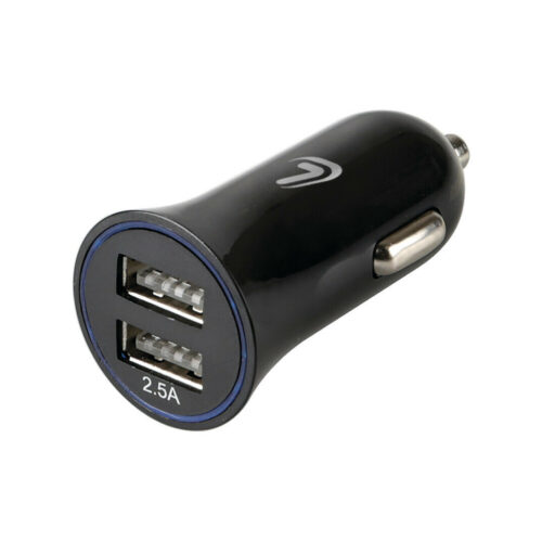 Lampa ΑΝΤΑΠΤΟΡΑΣ ΑΝΑΠΤΗΡΑ ΜΕ 2 USB 12/24V 2500 mA LED PLUG-IN 2 (Φ 25mm / ΜΗΚΟΣ 51mm)