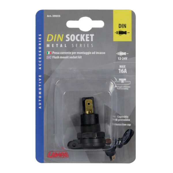 Lampa ΠΡΙΖΑ ΑΝΑΠΤΗΡΑ DIN ΜΕ ΚΑΠΑΚΙ 12/24V 16A - Image 3