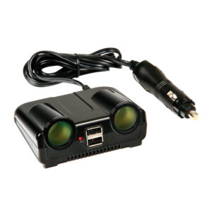 Lampa ΑΝΤΑΠΤΟΡΑΣ 2ΠΛΟΣ ΑΝΑΠΤΗΡΑ + 2USB 12/24V