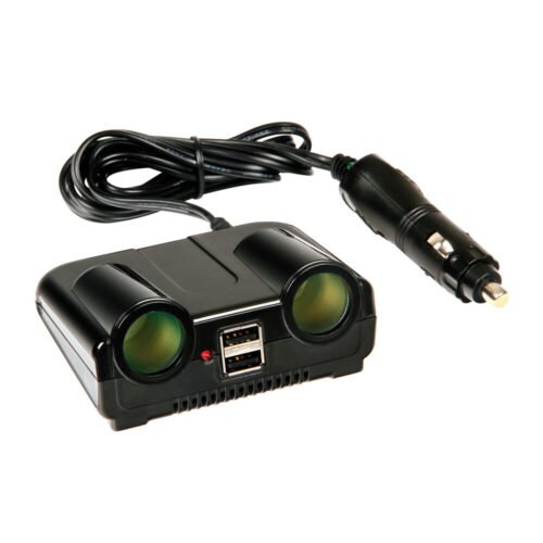 Lampa ΑΝΤΑΠΤΟΡΑΣ 2ΠΛΟΣ ΑΝΑΠΤΗΡΑ + 2USB 12/24V
