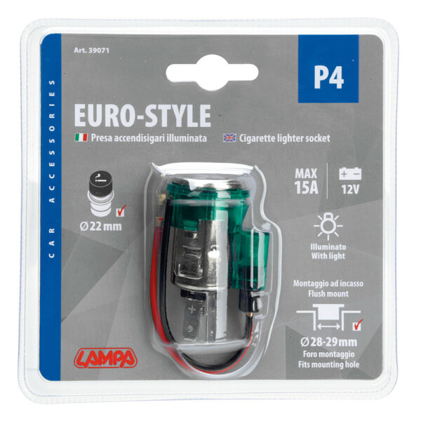 Lampa ΥΠΟΔΟΧΗ ΑΝΑΠΤΗΡΑ 12V ΜΕ ΦΩΣ 22mm ΜΟΝΟ ΤΟ ΘΗΛΥΚΟ LAMPA - 1 TEM. - Image 2