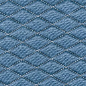 Lampa Πλατοκάθισμα με Προσκέφαλο COVER-TECH FABRIC 2τεμ. Γαλάζιο/Μπεζ