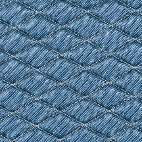Lampa Πλατοκάθισμα με Προσκέφαλο COVER-TECH FABRIC 2τεμ. Γαλάζιο/Μπεζ