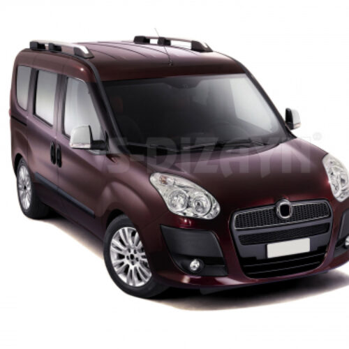 S-dizayn ΚΑΠΑΚΙΑ ΚΑΘΡΕΠΤΗ ΧΡΩΜΙΟΥ ΜΕΤΑΛΛΙΚΑ ΓΙΑ FIAT DOBLO PANELVAN/LAV 2010+ Ανοξείδωτο Ατσάλινο