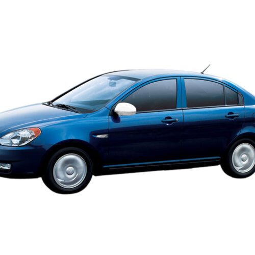 S-dizayn ΚΑΠΑΚΙΑ ΚΑΘΡΕΠΤΗ ΧΡΩΜΙΟΥ ΜΕΤΑΛΛΙΚΑ ΓΙΑ HYUNDAI ACCENT /ERA SEDAN 05-11 Χρωμίου ABS