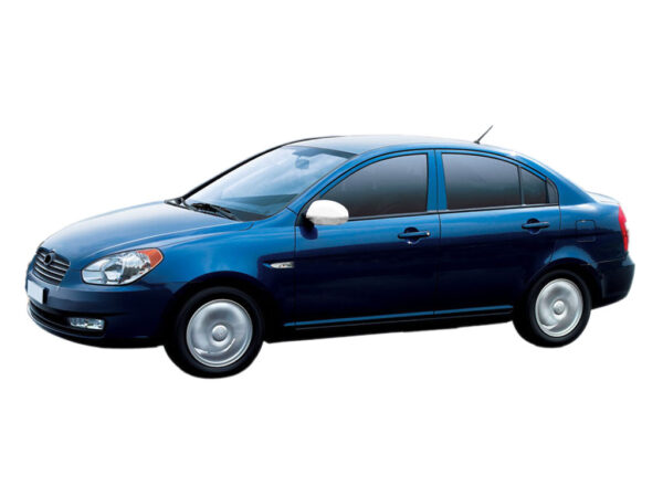 S-dizayn ΚΑΠΑΚΙΑ ΚΑΘΡΕΠΤΗ ΧΡΩΜΙΟΥ ΜΕΤΑΛΛΙΚΑ ΓΙΑ HYUNDAI ACCENT /ERA SEDAN 05-11 Χρωμίου ABS