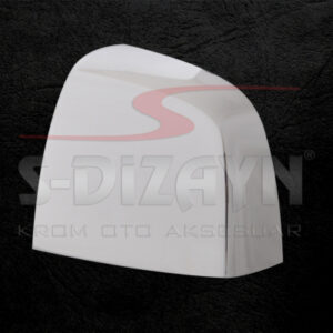 S-dizayn ΚΑΠΑΚΙΑ ΚΑΘΡΕΠΤΗ ΧΡΩΜΙΟΥ ΜΕΤΑΛΛΙΚΑ ΓΙΑ OPEL COMBO D MINI VAN 2011+ Ανοξείδωτο Ατσάλινο