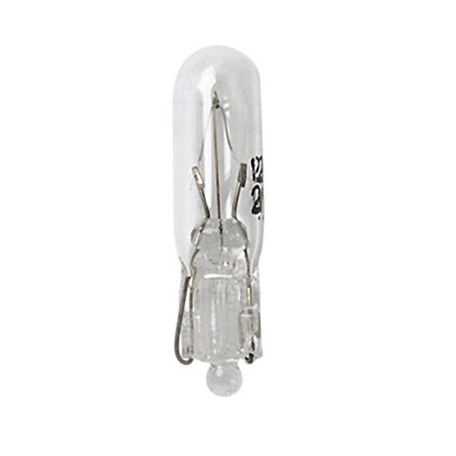 Lampa ΛΑΜΠΑ ΨΕΙΡΑ ΑΚΑΛΥΚΗ 12V/1.2W Τ5 W2x4.6d ΔΙΑΦΑΝΗ 10τεμ.