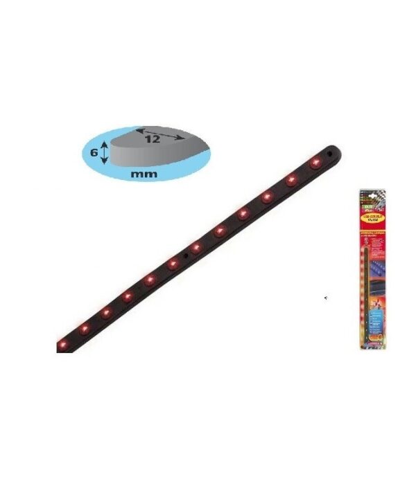 Lampa TAINIA ΣΕ ΠΛΑΣΤΙΚΗ ΒΑΣΗ 24 LED 12V 51 cm ΜΩΒ-1 ΤΕΜ.
