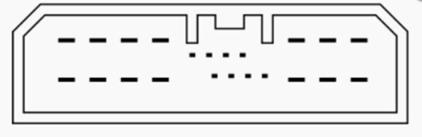 Mcar Διακόπτης για HONDA CIVIC 06-10 22 επαφών - Image 2