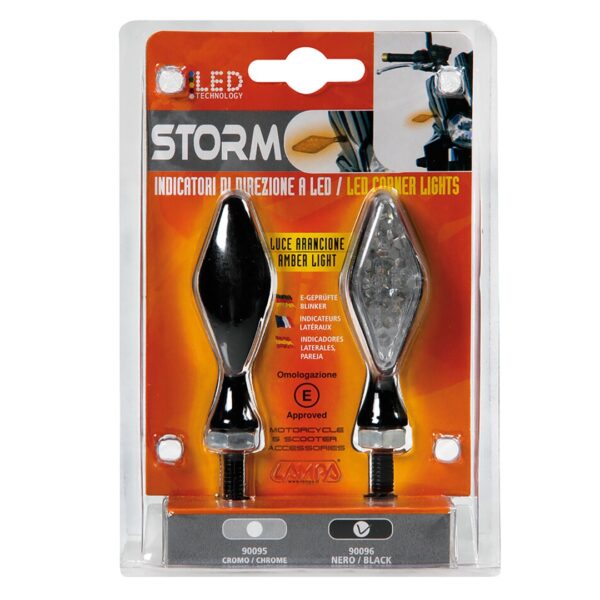 Lampa ΦΛΑΣ ΜΗΧΑΝΗΣ STORM 12V LED (70x20 mm) ΜΑΥΡΟ -2 ΤΕΜ. - Image 3