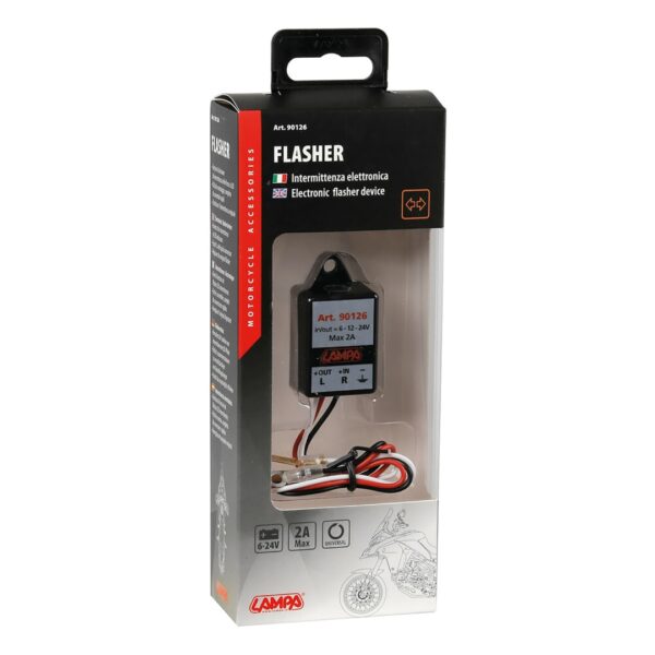 Lampa ΗΛΕΚΤΡΟΝΙΚΟ ΦΛΑΣΕΡ (FLASHER)  ΓΙΑ LED 6-12-24 V max 2A - Image 4