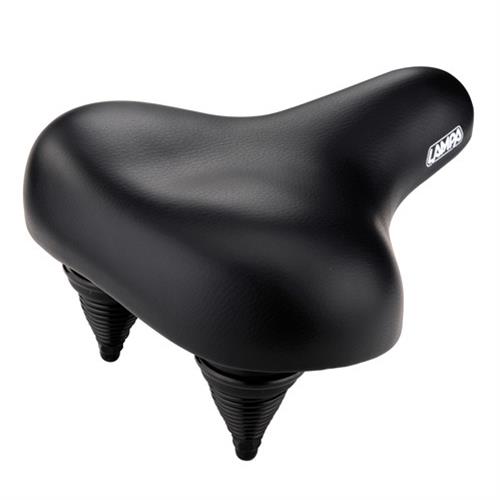 Lampa Σέλα ποδηλάτου με διπλά ελατήρια (260x225mm /1015gr) μαύρη Relax City S-4 Selle/Saddles Specialist