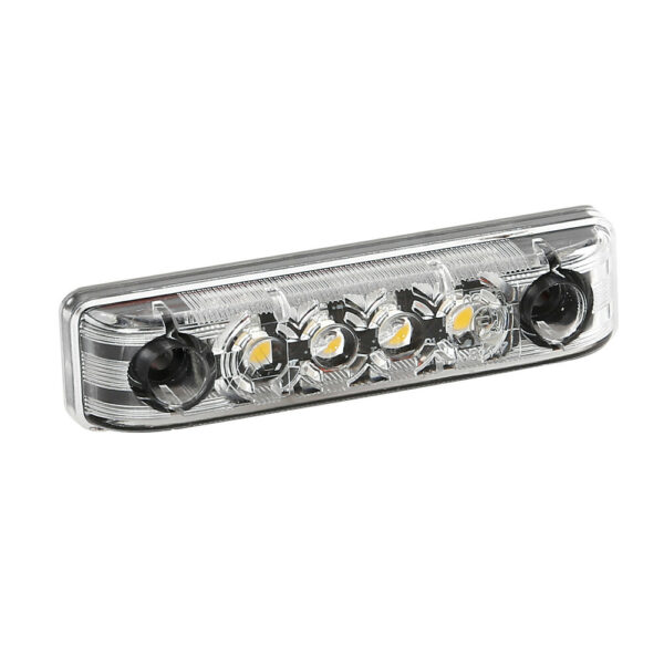 Lampa ΦΩΣ ΟΓΚΟΥ ΦΟΡΤΗΓΟΥ 9-33V 4LED 16x65mm ΛΕΥΚΟ ΑΔΙΑΒΡΟΧΟ LAMPA - 1ΤΕΜ.