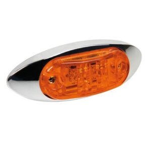 Lampa ΦΩΣ ΦΟΡΤΗΓΟΥ 2LED ΠΟΡΤΟΚΑΛΙ 24V 100mm