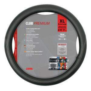 Lampa ΚΑΛΥΜΜΑ ΤΙΜΟΝΙΟΥ ΦΟΡΤΗΓΟΥ CLUB 49/51cm (XL) ΜΑΥΡΟ ΟΙΚΟΛΟΓΙΚΟ ΚΑΙ ΑΟΣΜΟ