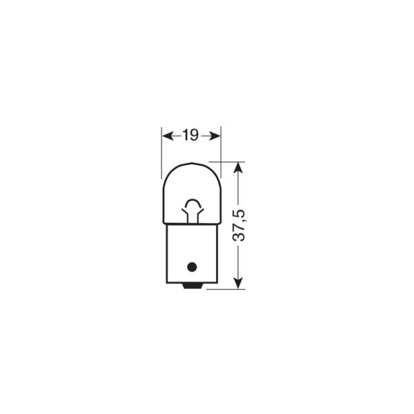 Lampa RY10W 12V 10W BAU15s ΛΑΜΠΑΚΙ STANDARD LINE (ΜΟΝΟΠΟΛΙΚΟ ΠΑΡΑΚΕΝΤΡΟ) ΦΟΥΝΤΟΥΚΙ/ΠΟΡΤΟΚΑΛΙ BLISTER 2 ΤΕΜ - Image 2