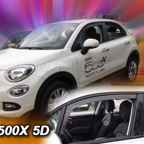 Heko ΑΝΕΜΟΘΡΑΥΣΤΕΣ ΓΙΑ FIAT 500 X 5D 2015-2021 ΖΕΥΓΑΡΙ ΑΠΟ ΕΥΚΑΜΠΤΟ ΦΙΜΕ ΠΛΑΣΤΙΚΟ HEKO – 2 ΤΕΜ.