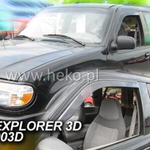 Heko ΑΝΕΜΟΘΡΑΥΣΤΕΣ ΓΙΑ FORD EXPLORER 2 3D 1995-2003 ΖΕΥΓΑΡΙ ΑΠΟ ΕΥΚΑΜΠΤΟ ΦΙΜΕ ΠΛΑΣΤΙΚΟ HEKO - 2 ΤΕΜ.
