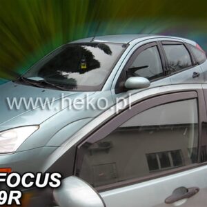 Heko ΑΝΕΜΟΘΡΑΥΣΤΕΣ ΓΙΑ FORD FOCUS MK1 4D/5D 1998-2005 ΖΕΥΓΑΡΙ ΑΠΟ ΕΥΚΑΜΠΤΟ ΦΙΜΕ ΠΛΑΣΤΙΚΟ HEKO - 2 ΤΕΜ.
