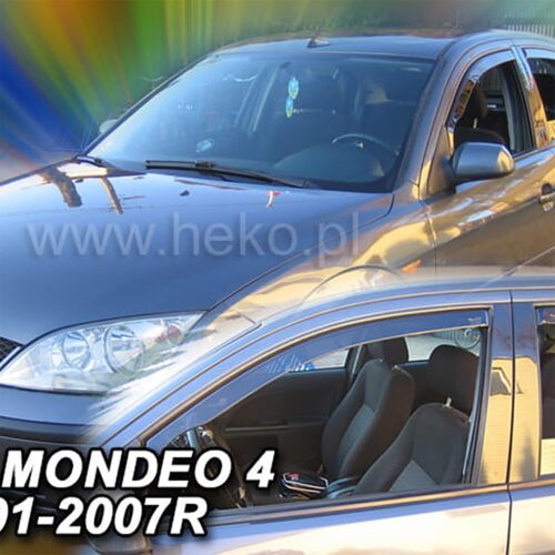 Heko ΑΝΕΜΟΘΡΑΥΣΤΕΣ ΓΙΑ FORD MONDEO MK3 4D 2001-2007 ΖΕΥΓΑΡΙ ΑΠΟ ΕΥΚΑΜΠΤΟ ΦΙΜΕ ΠΛΑΣΤΙΚΟ HEKO – 2 ΤΕΜ.