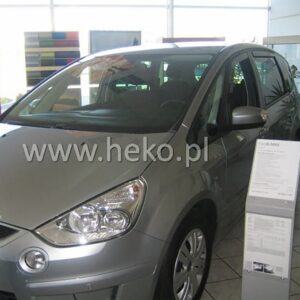 Heko ΑΝΕΜΟΘΡΑΥΣΤΕΣ ΓΙΑ FORD S-MAX 5D 2006-2010 ΖΕΥΓΑΡΙ ΑΠΟ ΕΥΚΑΜΠΤΟ ΦΙΜΕ ΠΛΑΣΤΙΚΟ HEKO - 2 ΤΕΜ.