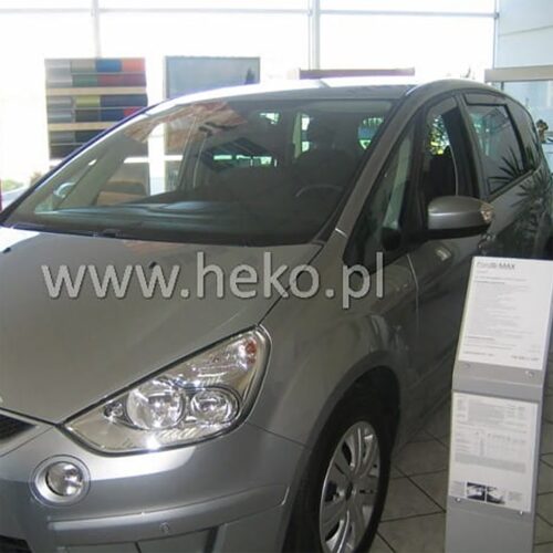 Heko ΑΝΕΜΟΘΡΑΥΣΤΕΣ ΓΙΑ FORD S-MAX 5D 2006-2010 ΖΕΥΓΑΡΙ ΑΠΟ ΕΥΚΑΜΠΤΟ ΦΙΜΕ ΠΛΑΣΤΙΚΟ HEKO – 2 ΤΕΜ.