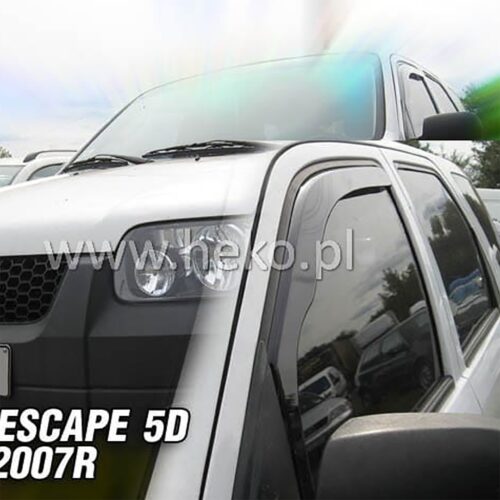 Heko ΑΝΕΜΟΘΡΑΥΣΤΕΣ ΓΙΑ FORD ESCAPE 2000-2007 / MAVERICK XLT 2000-2007 / MAZDA TRIBUTE 5D 2001-2007 ΖΕΥΓΑΡΙ ΑΠΟ ΕΥΚΑΜΠΤΟ ΦΙΜΕ ΠΛΑΣΤΙΚΟ HEKO – 2 ΤΕΜ.