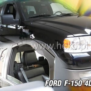 Heko ΑΝΕΜΟΘΡΑΥΣΤΕΣ ΓΙΑ FORD F150 2D 2004-2008 ΖΕΥΓΑΡΙ ΑΠΟ ΕΥΚΑΜΠΤΟ ΦΙΜΕ ΠΛΑΣΤΙΚΟ HEKO - 2 ΤΕΜ.
