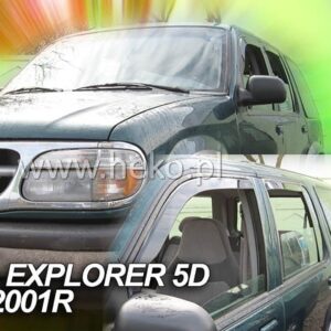 Heko ΑΝΕΜΟΘΡΑΥΣΤΕΣ ΓΙΑ FORD EXPLORER 2 5D 1996-2001 ΖΕΥΓΑΡΙ ΑΠΟ ΕΥΚΑΜΠΤΟ ΦΙΜΕ ΠΛΑΣΤΙΚΟ HEKO - 2 ΤΕΜ.
