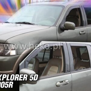 Heko ΑΝΕΜΟΘΡΑΥΣΤΕΣ ΓΙΑ FORD EXPLORER 3 5D 2002-2005 ΖΕΥΓΑΡΙ ΑΠΟ ΕΥΚΑΜΠΤΟ ΦΙΜΕ ΠΛΑΣΤΙΚΟ HEKO - 2 ΤΕΜ.