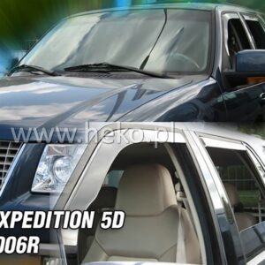Heko ΑΝΕΜΟΘΡΑΥΣΤΕΣ ΓΙΑ FORD EXPEDITION 5D 2003-2006 ΖΕΥΓΑΡΙ ΑΠΟ ΕΥΚΑΜΠΤΟ ΦΙΜΕ ΠΛΑΣΤΙΚΟ HEKO - 2 ΤΕΜ.