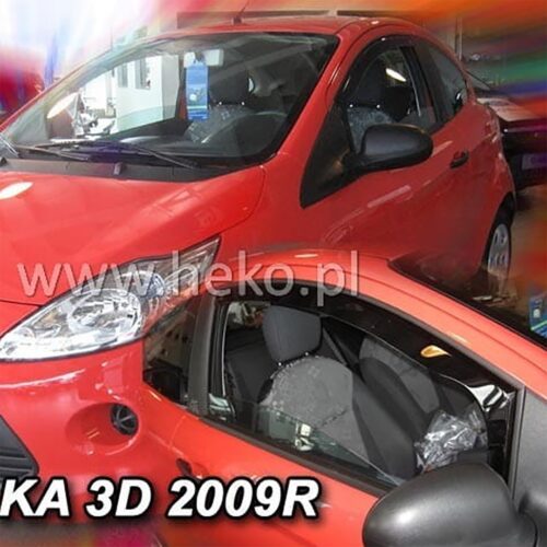 Heko ΑΝΕΜΟΘΡΑΥΣΤΕΣ ΓΙΑ FORD KA 2 3D 2009-2017 ΖΕΥΓΑΡΙ ΑΠΟ ΕΥΚΑΜΠΤΟ ΦΙΜΕ ΠΛΑΣΤΙΚΟ HEKO – 2 ΤΕΜ.