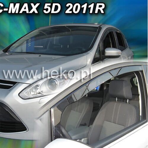Heko ΑΝΕΜΟΘΡΑΥΣΤΕΣ ΓΙΑ FORD C-MAX 5D 2011-2019 / GRAND C-MAX 5D 2011-2019 ΖΕΥΓΑΡΙ ΑΠΟ ΕΥΚΑΜΠΤΟ ΦΙΜΕ ΠΛΑΣΤΙΚΟ HEKO – 2 ΤΕΜ.