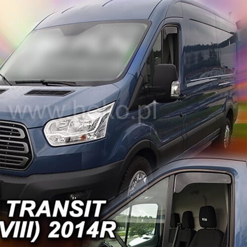 Heko ΑΝΕΜΟΘΡΑΥΣΤΕΣ ΓΙΑ FORD TRANSIT 8 2013+ ΚΟΝΤΟ ΖΕΥΓΑΡΙ ΑΠΟ ΕΥΚΑΜΠΤΟ ΦΙΜΕ ΠΛΑΣΤΙΚΟ HEKO – 2 ΤΕΜ.